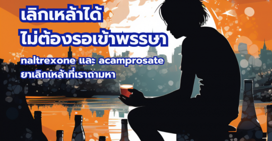 เลิกเหล้าได้ ไม่ต้องรอเข้าพรรษา naltrexone และ acamprosate ยาเลิกเหล้าที่เราถามหา