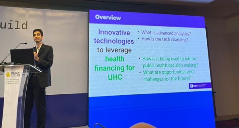 Mark Jit from New York University School of Global Public Health, USA