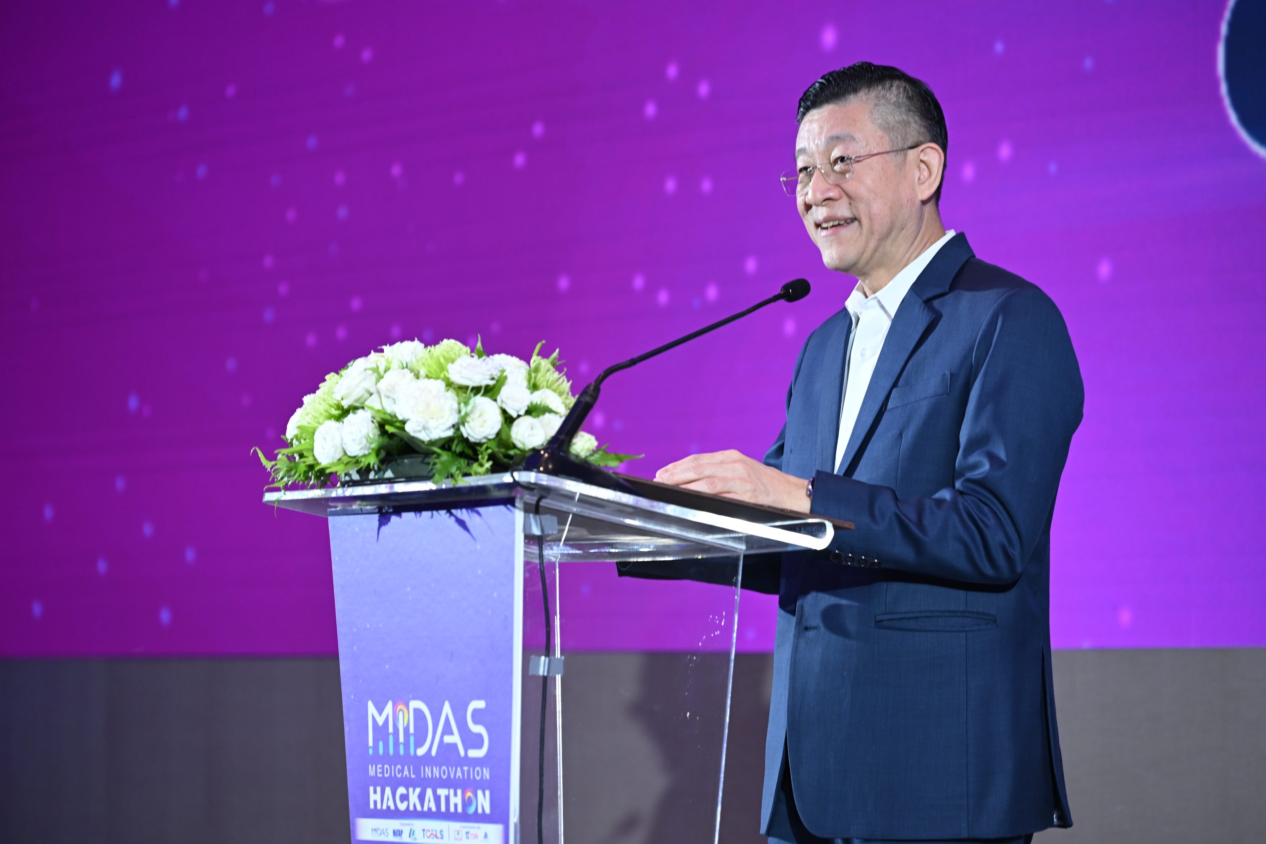 ทพ.อรรถพร ลิ้มปัญญาเลิศ กล่าวเปิดงาน MIDAS Medical Innovation Hackathon 2025