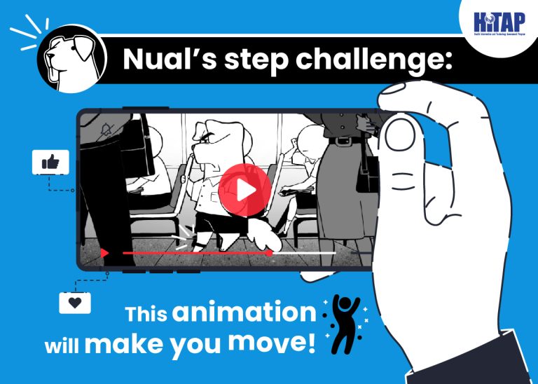 Step Master Animation Nual’s step challenge: this animation will make you move! - HITAP